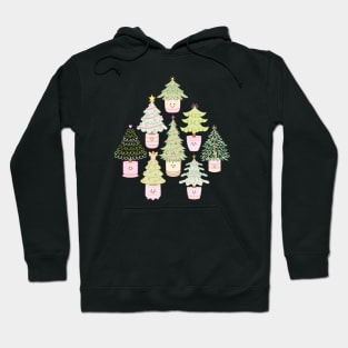 Happy Christmas Trees Hoodie